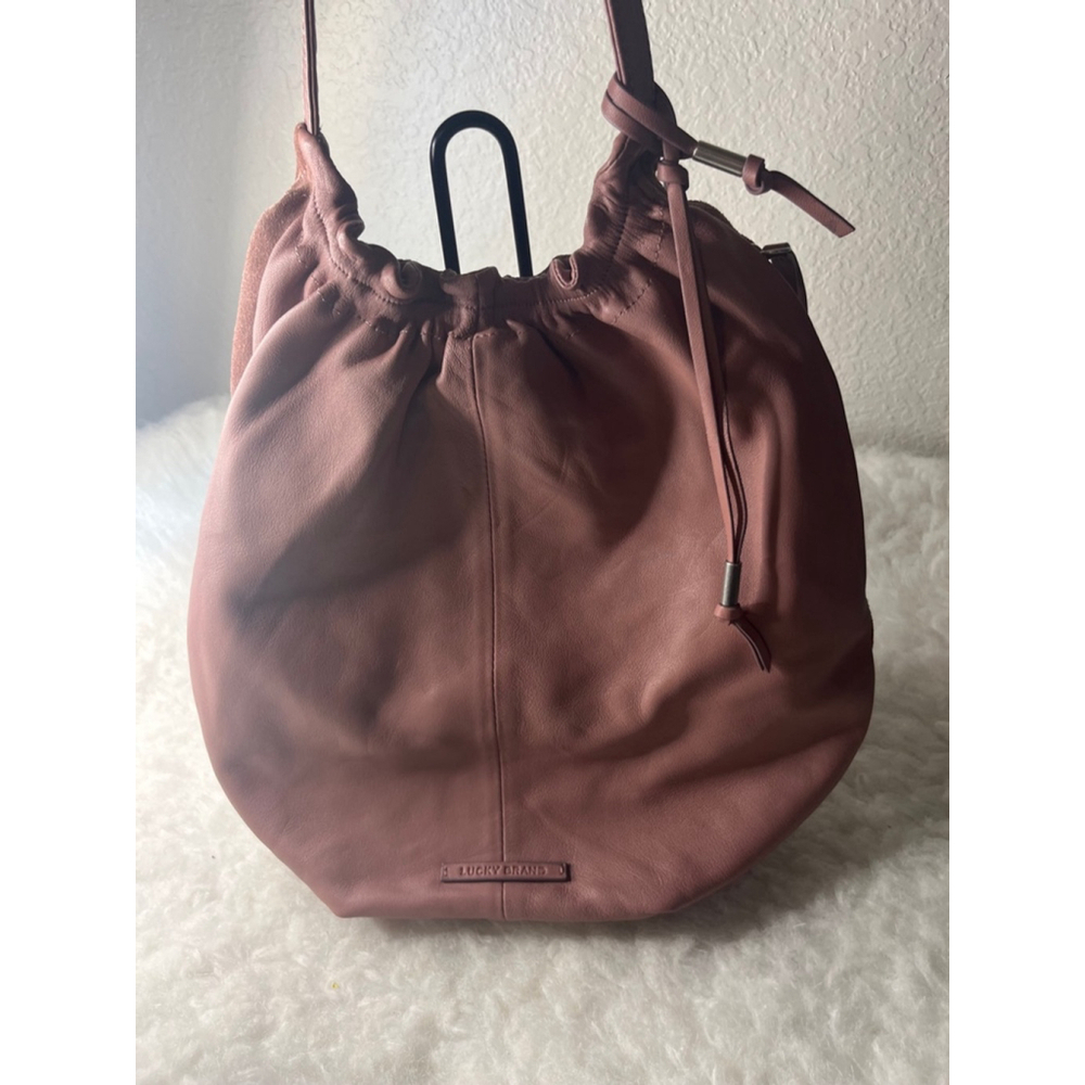 Lucky Brand Alva Hobo Shoulder Bag- Brown